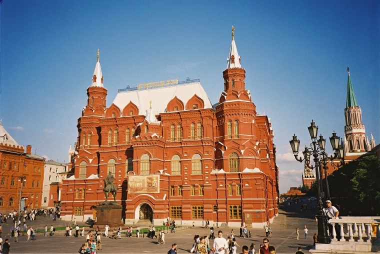 Das Historische Museum am Roten Platz in Moskau