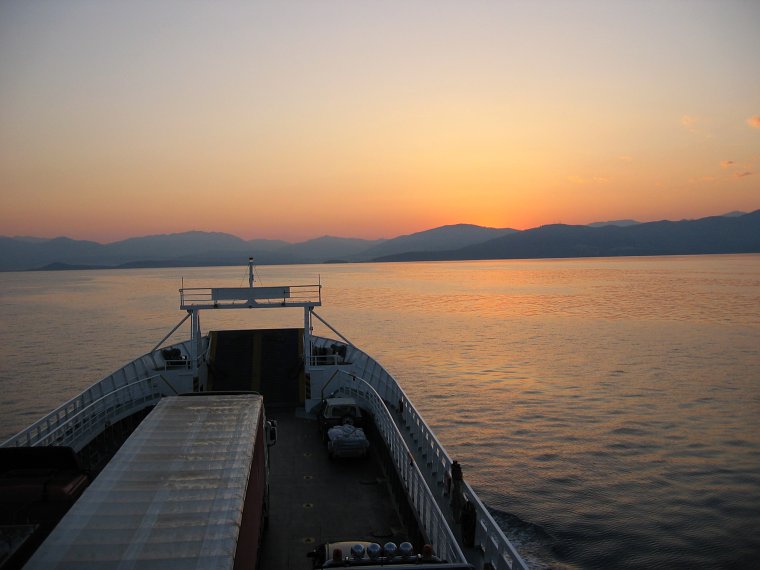 Sonnenaufgang über Griechenland
