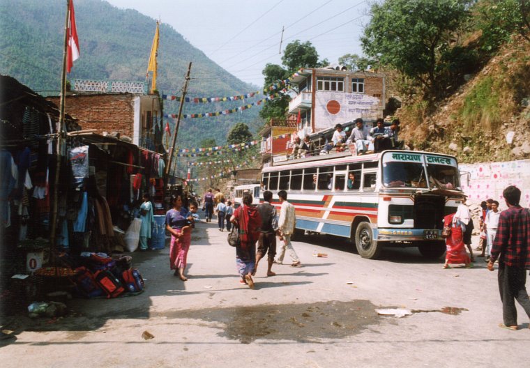 Straßenszene in Jiri