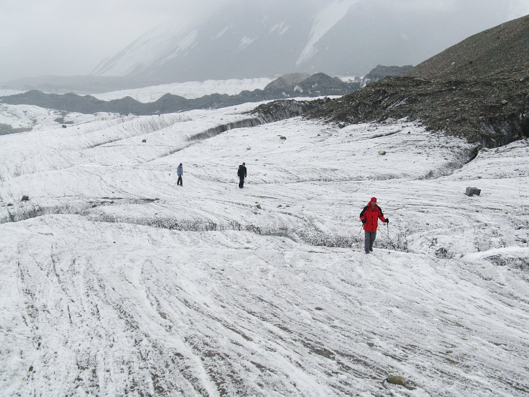 Spaziergang am Gletscher
