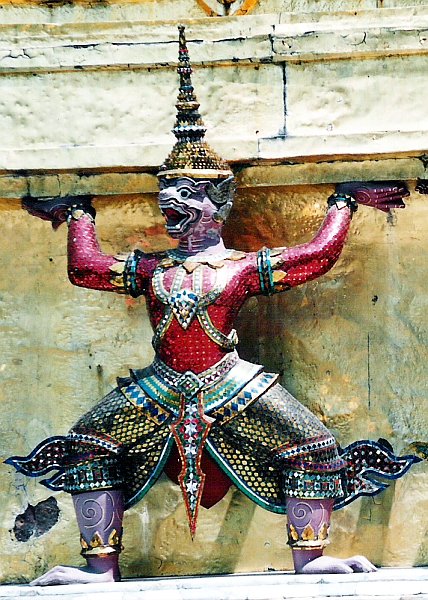 Detail im "Wat Phra Kaeo"