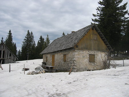 Hütte auf der Wiesenalm